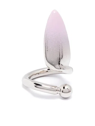 Justine Clenquet Sam Nail Ring In Silver