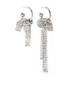 Justine Clenquet Sammy Hoop Earrings In Silver