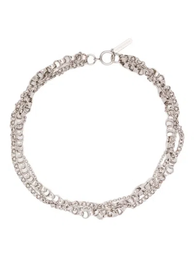 Justine Clenquet Shay Necklace In Metallic