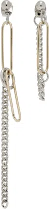 Justine Clenquet Sid Earrings In Metallic