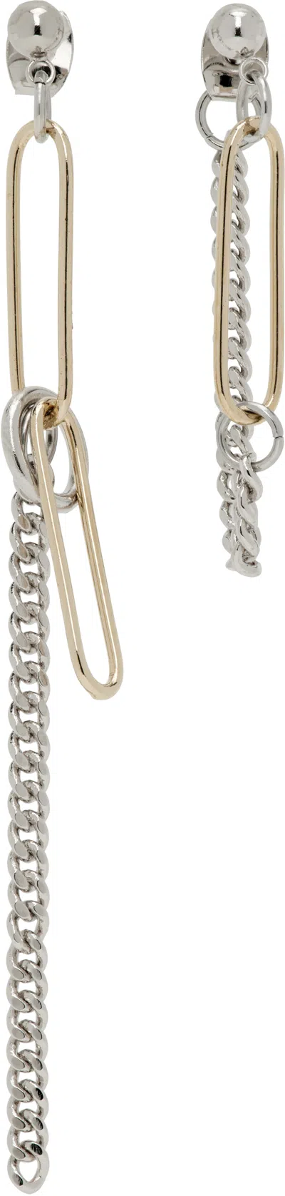 Justine Clenquet Sid Earrings In Metallic