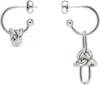 Justine Clenquet Silver Daria Earrings In Palladium