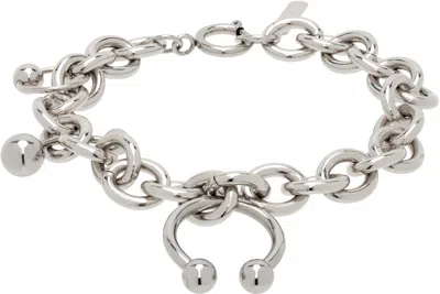 Justine Clenquet Silver Holly Bracelet In Palladium