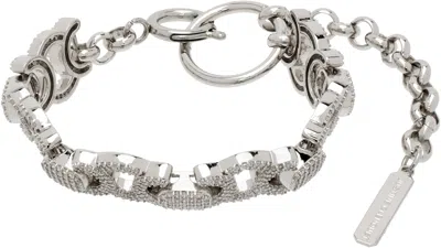 Justine Clenquet Silver Jen Bracelet In Palladium