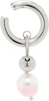 Justine Clenquet Silver Nikki Single Ear Cuff In Palladium