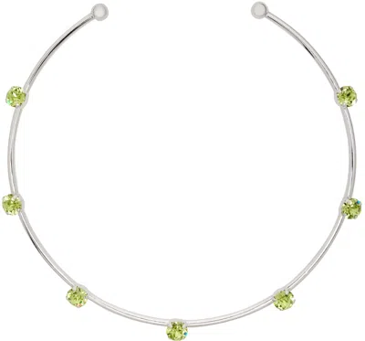 Justine Clenquet Silver Sadie Choker In Palladium