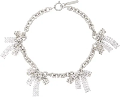 Justine Clenquet Silver Sammy Choker In Palladium