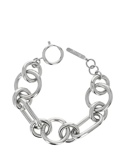 Justine Clenquet Troy Chunky-link Bracelet In Silver