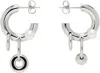Justine Clenquet Willy Earrings In Silver