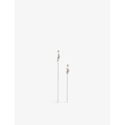 Justine Clenquet Womens  Mia Palladium-plated Brass Earrings