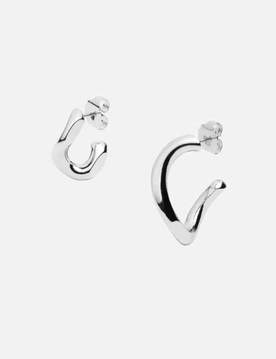 Justine Clenquet Yara Earrings In Silver