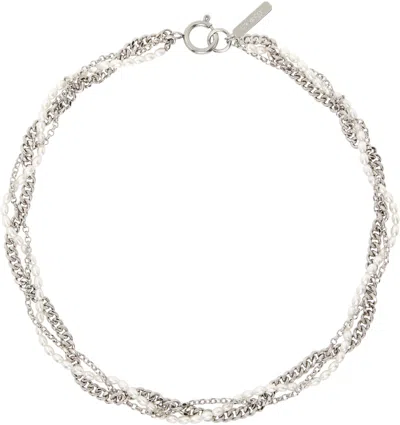 Justine Clenquet Yumi Necklace In Gray