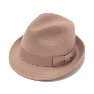 Justine Hats Brown Mens Fedora Hat