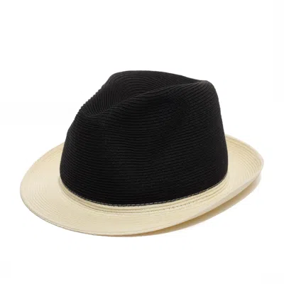 Justine Hats Men's Black Stylish Fedora Hat