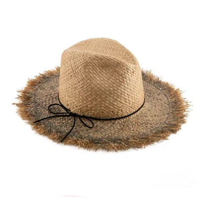 Justine Hats Men's Grey Summer Straw Fedora Hat