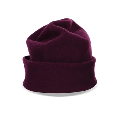 Justine Hats Men's Pink / Purple Dark Purple Wool Beanie