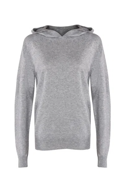 Justlove Men's Cashmere Sweatshirt Mech Grey