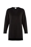 Justlove Women's Cashmere Sweater Sway Black In Black