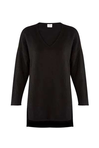 Justlove Women's Cashmere Sweater Sway Black