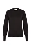 Justlove Women's Cashmere Crewneck First Love Black In Black
