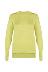 Justlove Women's Green / Yellow / Orange Ultralight Nepalese Sweater Akash Pistachio In Green/yellow/orange