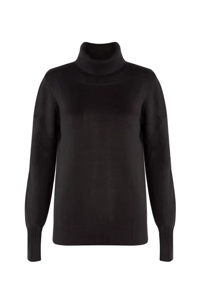 Justlove Women's Merino-cashmere Turtleneck Black