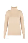 Justlove Women's Neutrals Cashmere Classic Turtleneck Organic Beige In Neutral