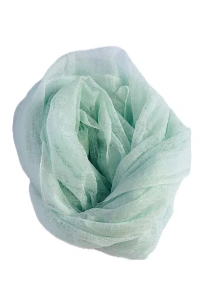 Justlove Women's Sagarmatha Ultralight Baby Cashmere Scarf Mint Green