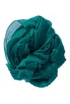 Justlove Women's Sagarmatha Ultralight Baby Cashmere Scarf Smaragd Green In Green