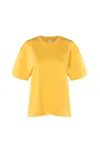 Justlove Women's Yellow / Orange Not Just Tee And Spicy Mustard Tee In Yellow/orange