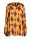 Justmine Woman Top Marigold Size L Viscose In Silver