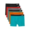 Justwears Men's Super Soft Boxer Briefs - Anti-chafe & No Ride Up Design - Six Pack - Surprise Me In Yellow