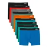Justwears Men's Super Soft Boxer Briefs With Pouch - Anti-chafe & No Ride Up Design - Nine Pack - Surprise Me In Yellow