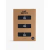Justwears Mens Pack Of Three Moisture-wicking Stretch-jersey Trunks Black
