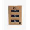 Justwears Mens Black Pack Of Three Moisture-wicking Stretch-jersey Trunks In Black