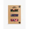 Justwears Mens Printed Pack Of Three Stretch-modal Boxer Briefs Year Of The Snake In Year Of The Snake