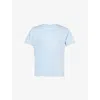 Justwears Mens The Cool Short-sleeve Organic-cotton Blend Jersey T-shirt Light Blue In Light Blue