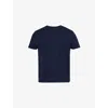 Justwears Mens Navy The Comfort Moisture-wicking Short-sleeve Stretch-jersey T-shirt In Navy