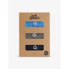 Justwears Mens Pack Of Three Moisture-wicking Stretch-jersey Boxers New Heights In New Heights