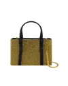 Juuls & Karats Bow Midi Shopper Bag - Kara - Mesh - Gold In Gold