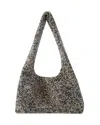 Juuls & Karats Crystal Mesh Armpit Bag - Kara - Polyster - Black Pixel In Black