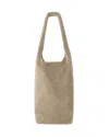 Juuls & Karats Crystal Mesh Wine Cooler Shoulder Bag - Kara - Mesh - Beige In Beige