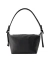 Juuls & Karats Double Bow Pouch - Kara - Leather - Black In Black