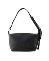 Juuls & Karats Hobo Bow Bag - Kara - Leather - Black In Black