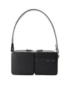 Juuls & Karats Hobo Stacked Bag - Kara - Leather - Black In Black