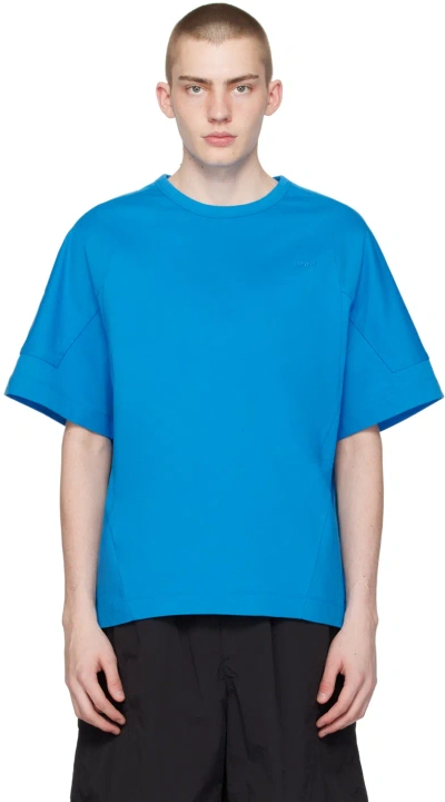 Juun.j Blue Raglan T-shirt In P Blue