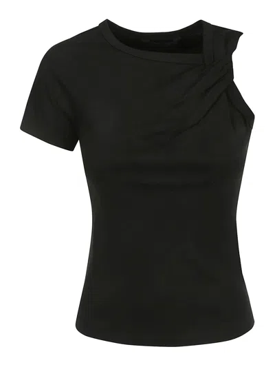 Juunj Black Knotted T-shirt