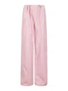 JUUNJ PINK TROUSERS WITH WIDE LEG