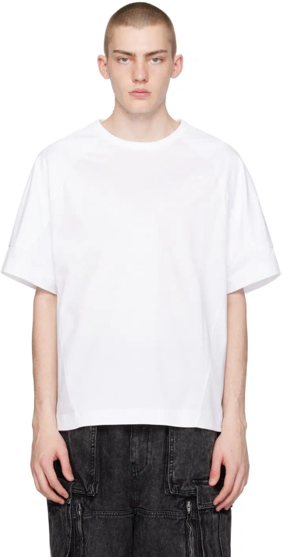Juunj White Raglan T-shirt In 1 White