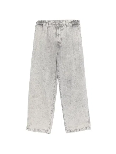 Juunj Acid-wash Jeans In Gray